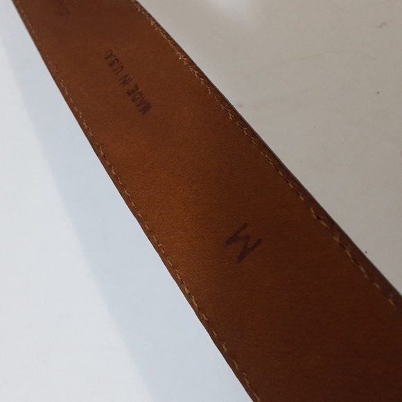 Vintage Hartnell women belt turtle buckle y2k leather brown animal  printed M - Picture 4 of 8